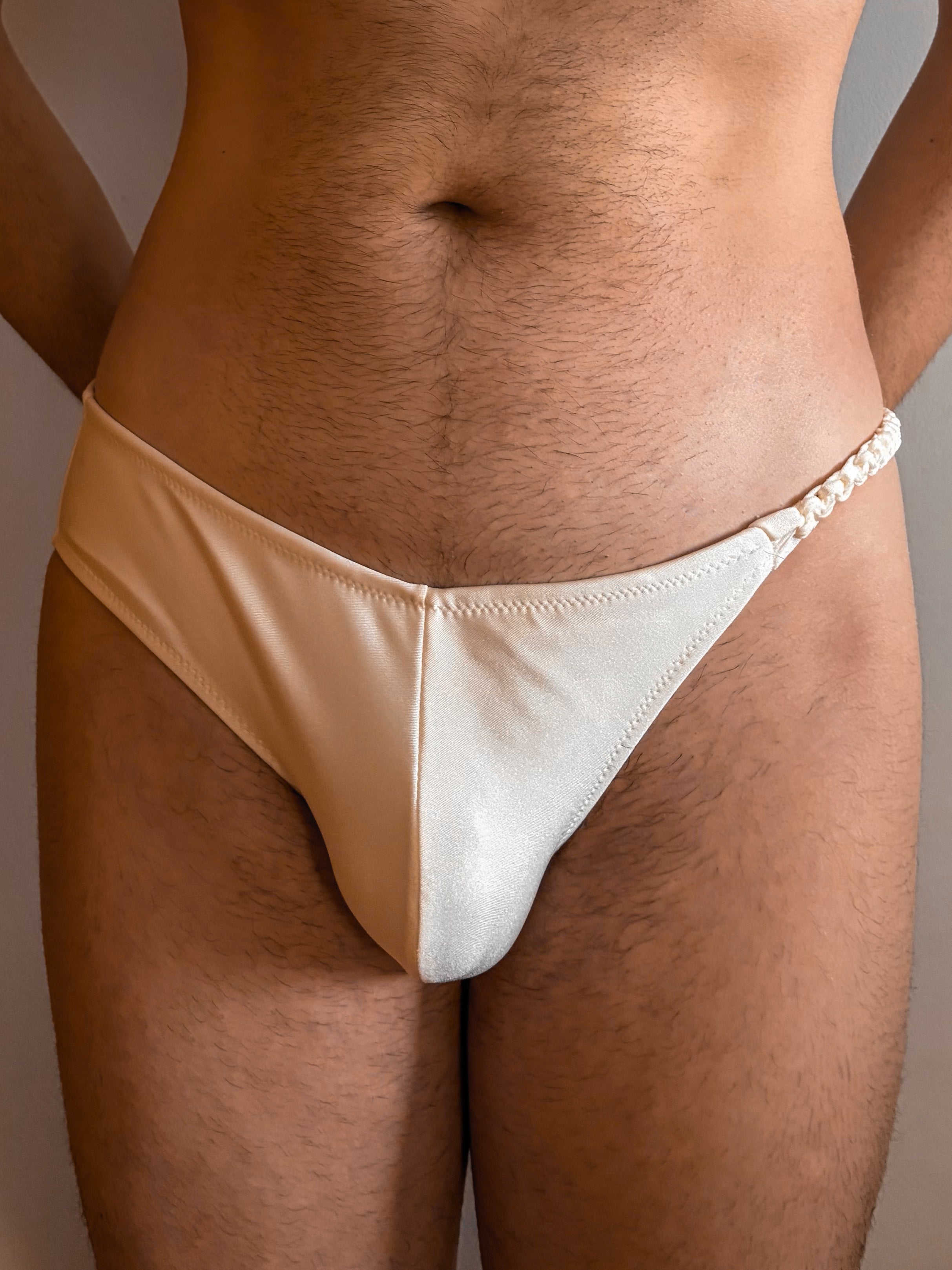 Iregular Swim Brief Bone