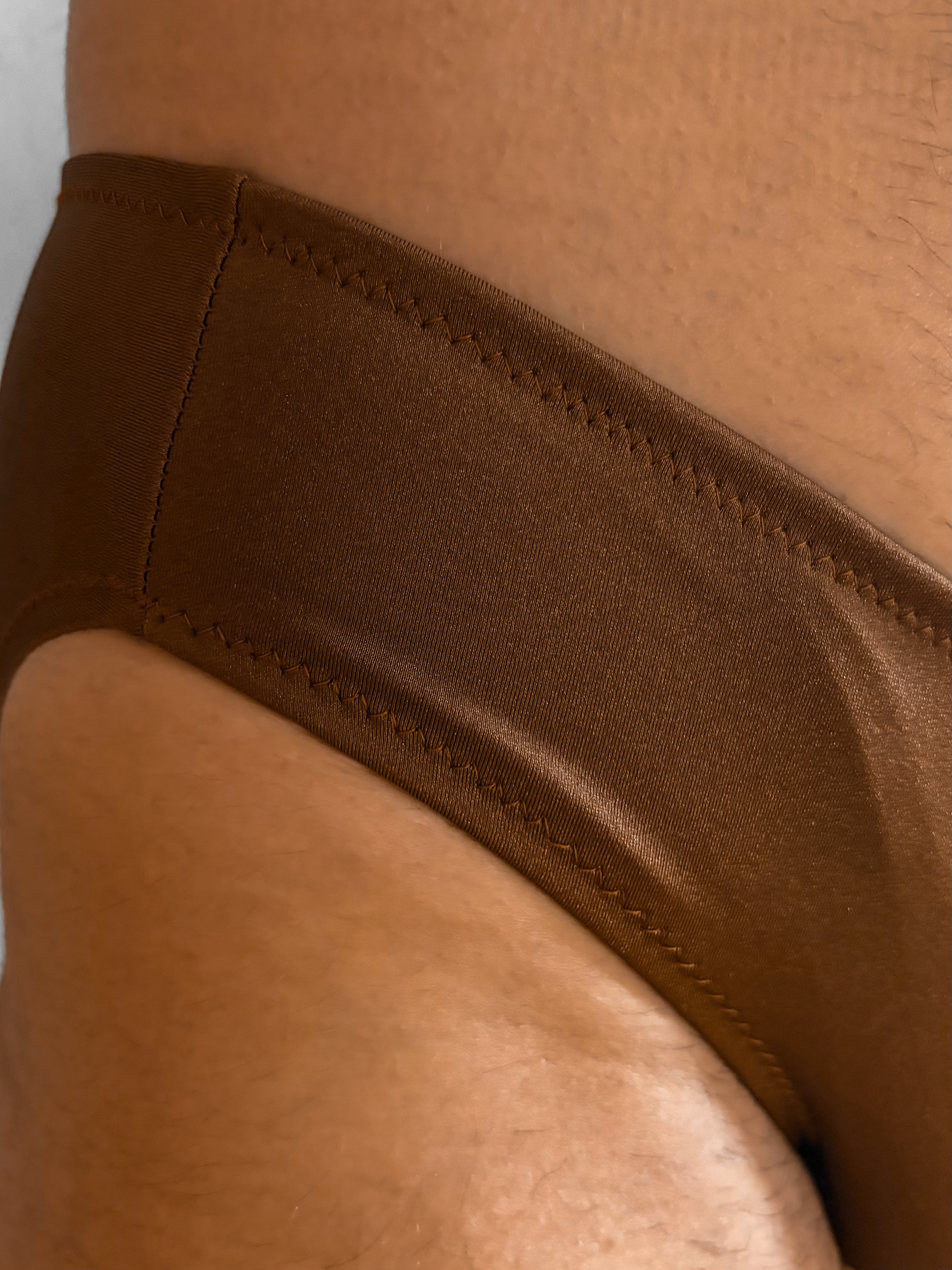 Iregular Swim Brief Cocoa