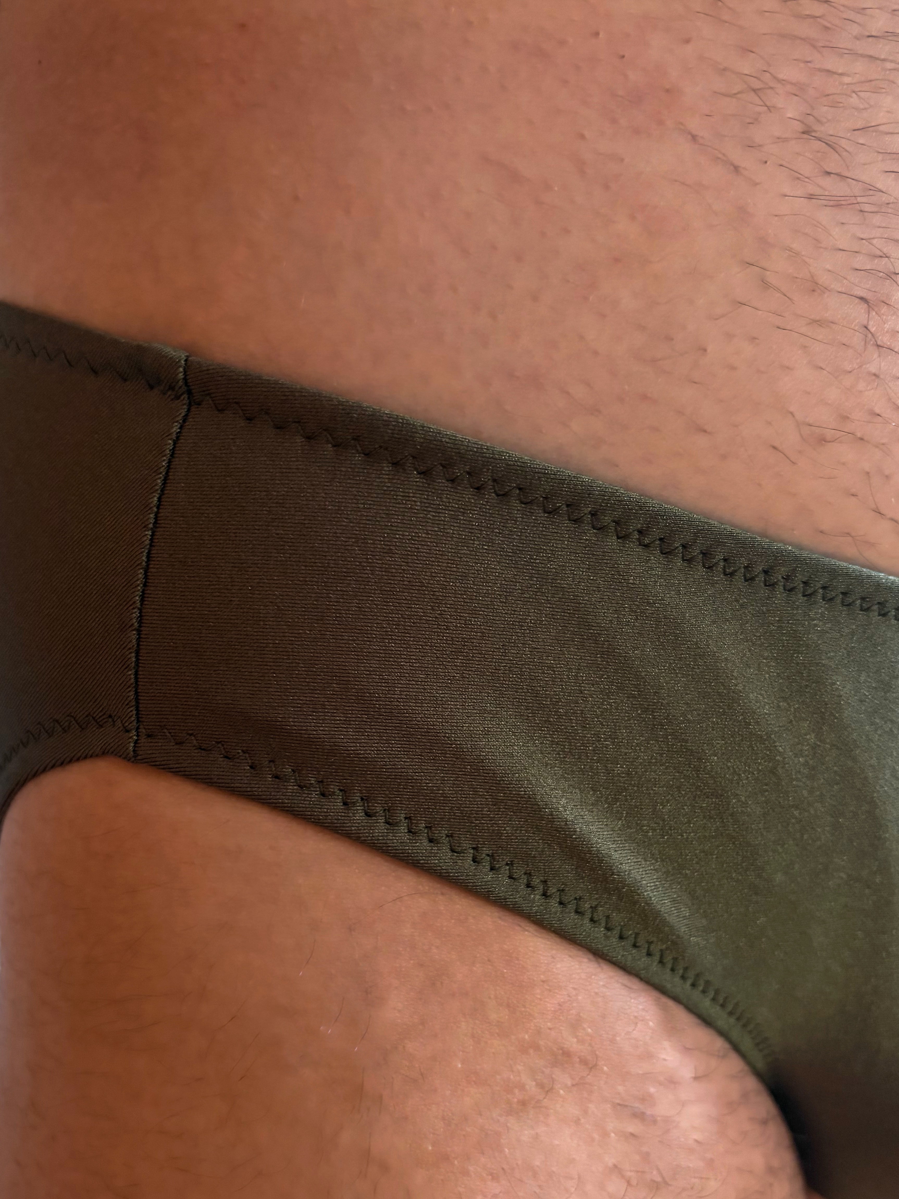 Iregular Swim Brief Forest