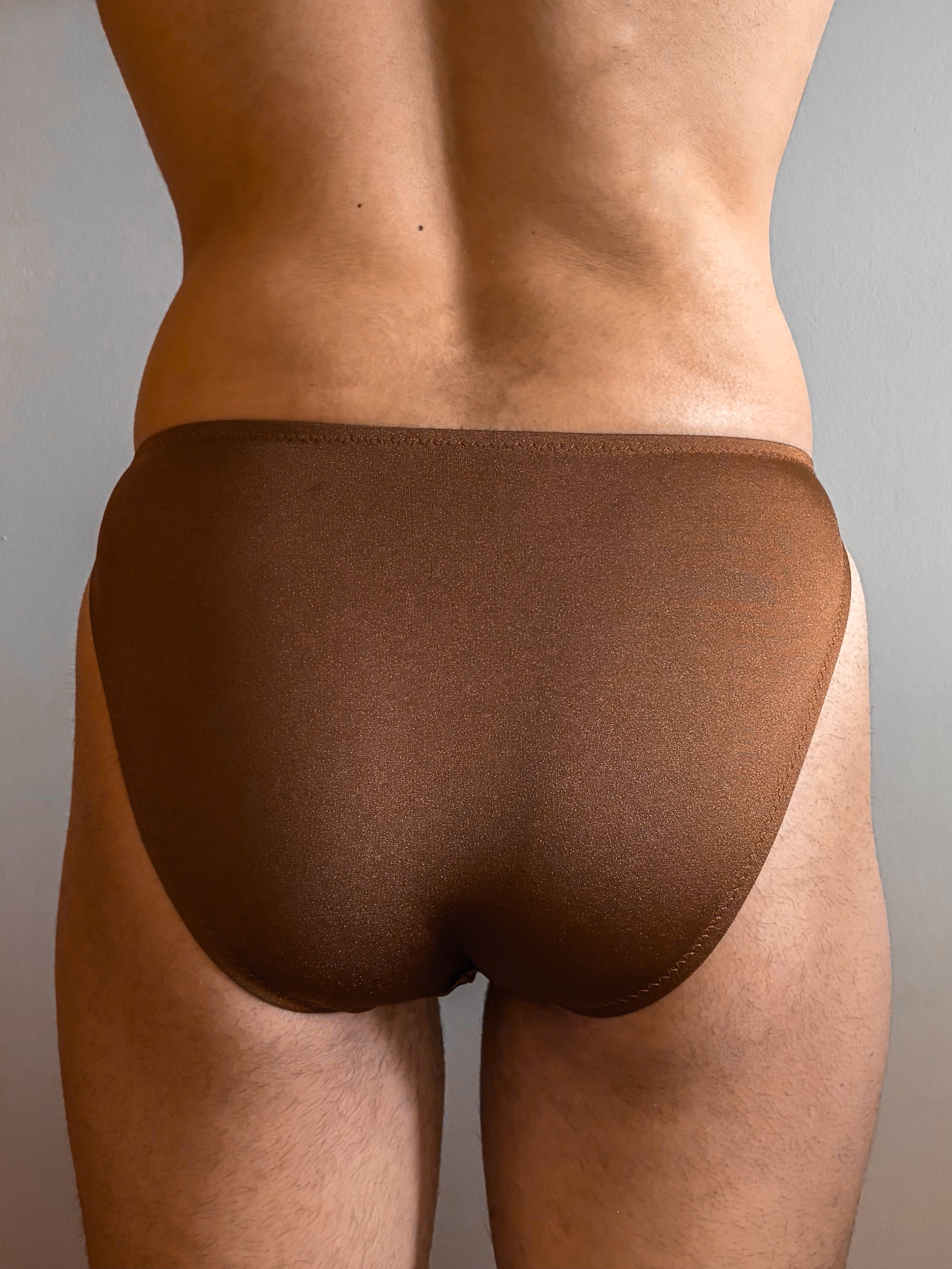 LOGO Swim Brief Cocoa